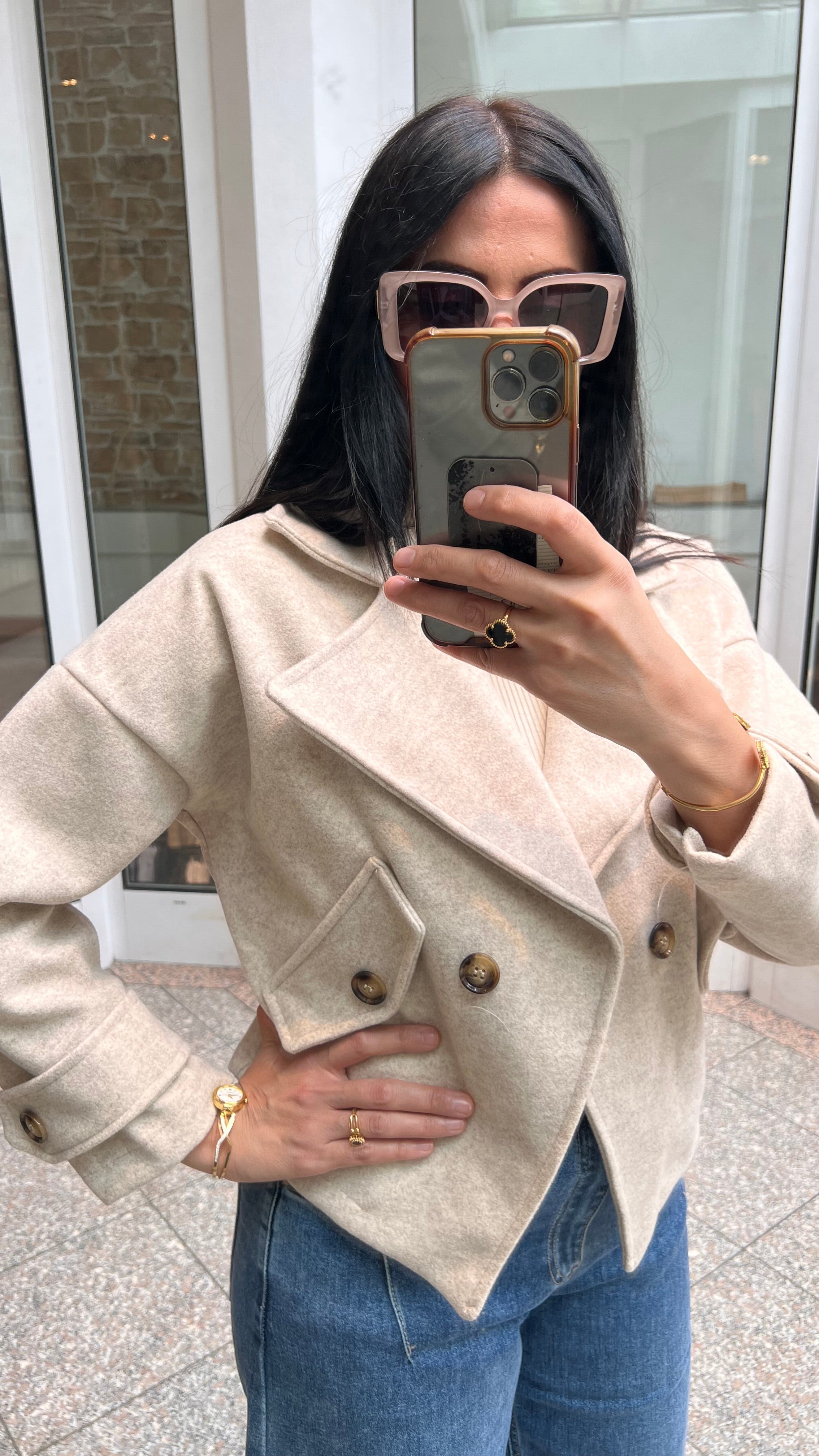 KURZE FILZ JACKE