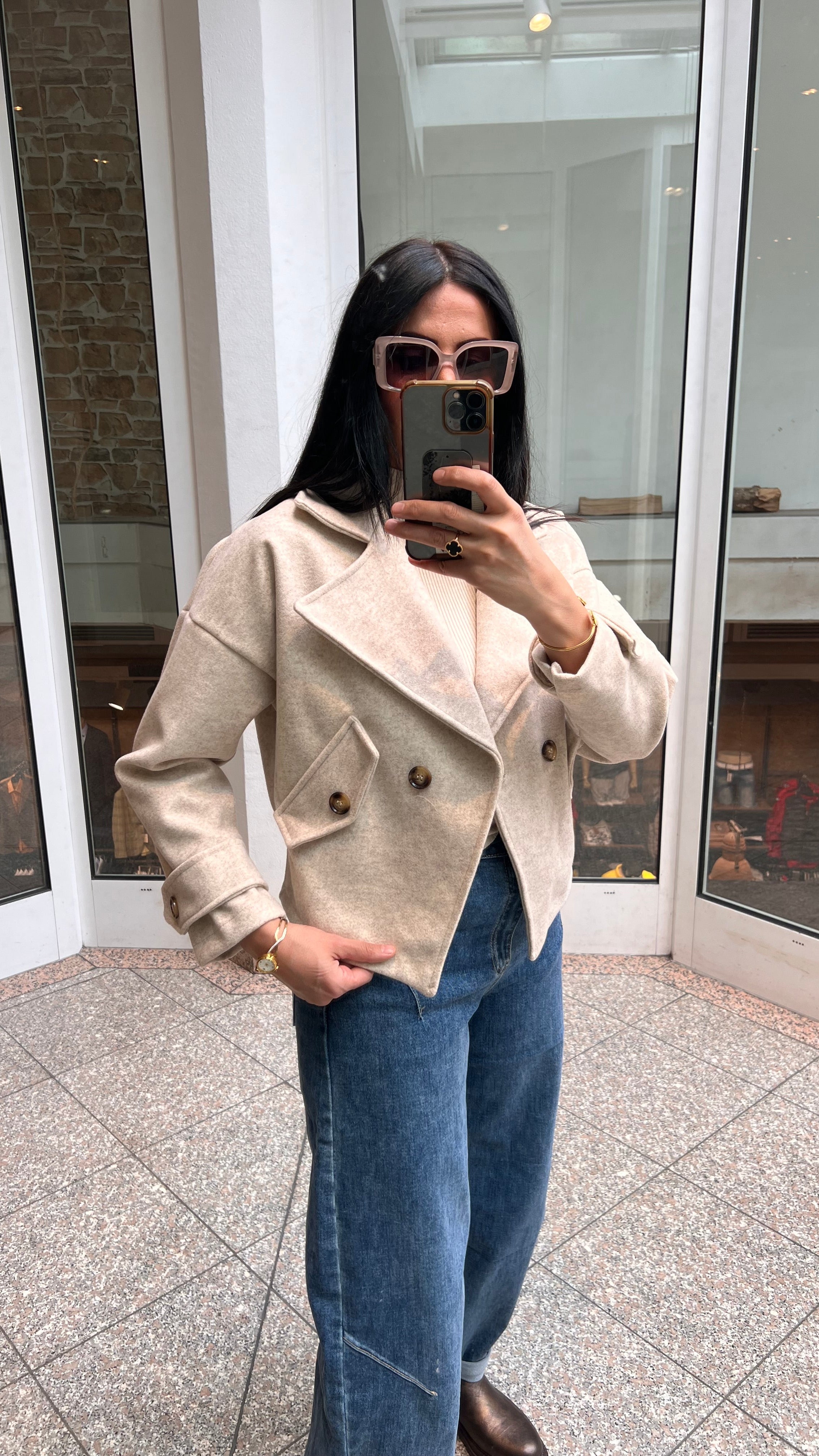 KURZE FILZ JACKE