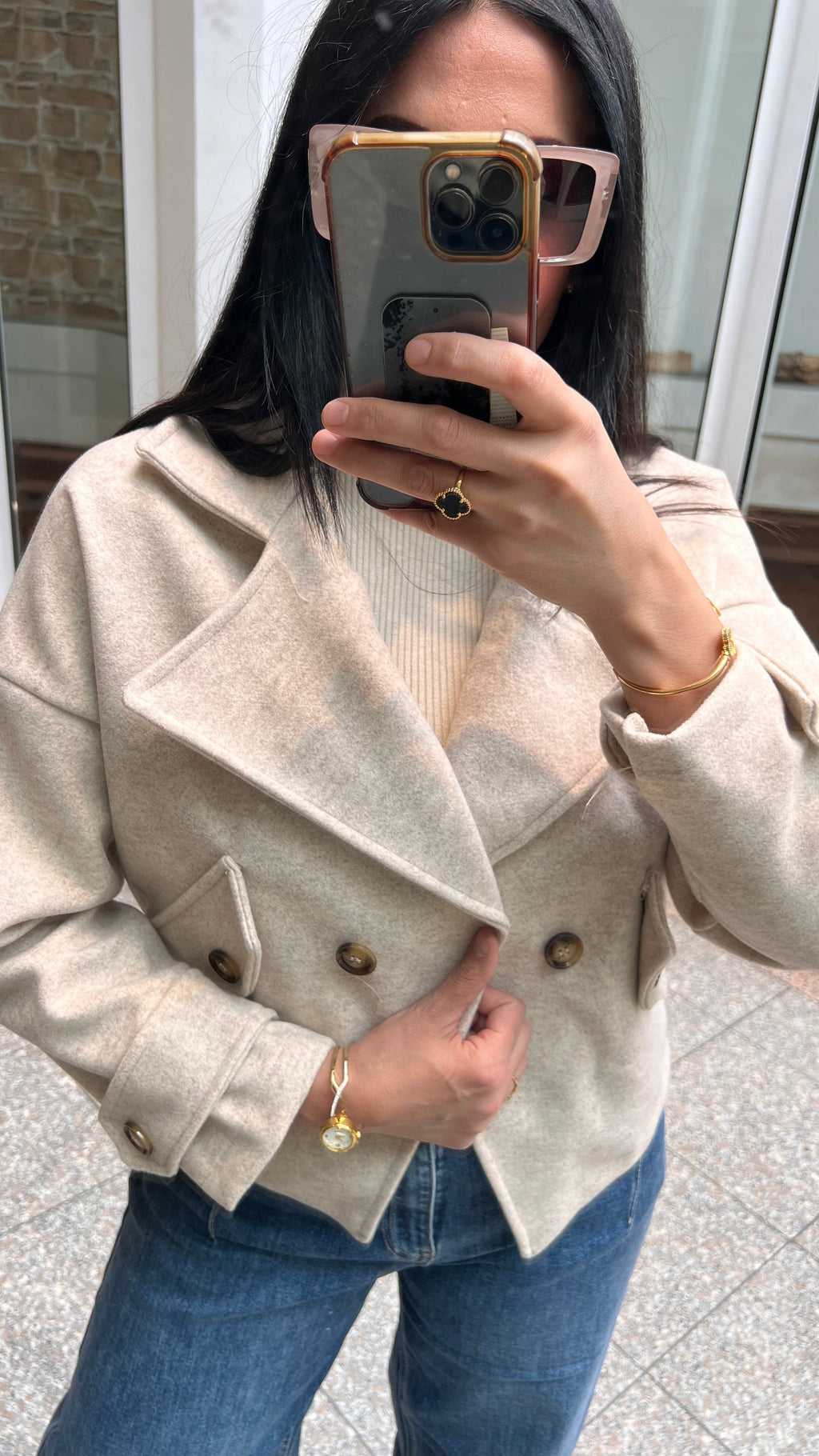 KURZE FILZ JACKE