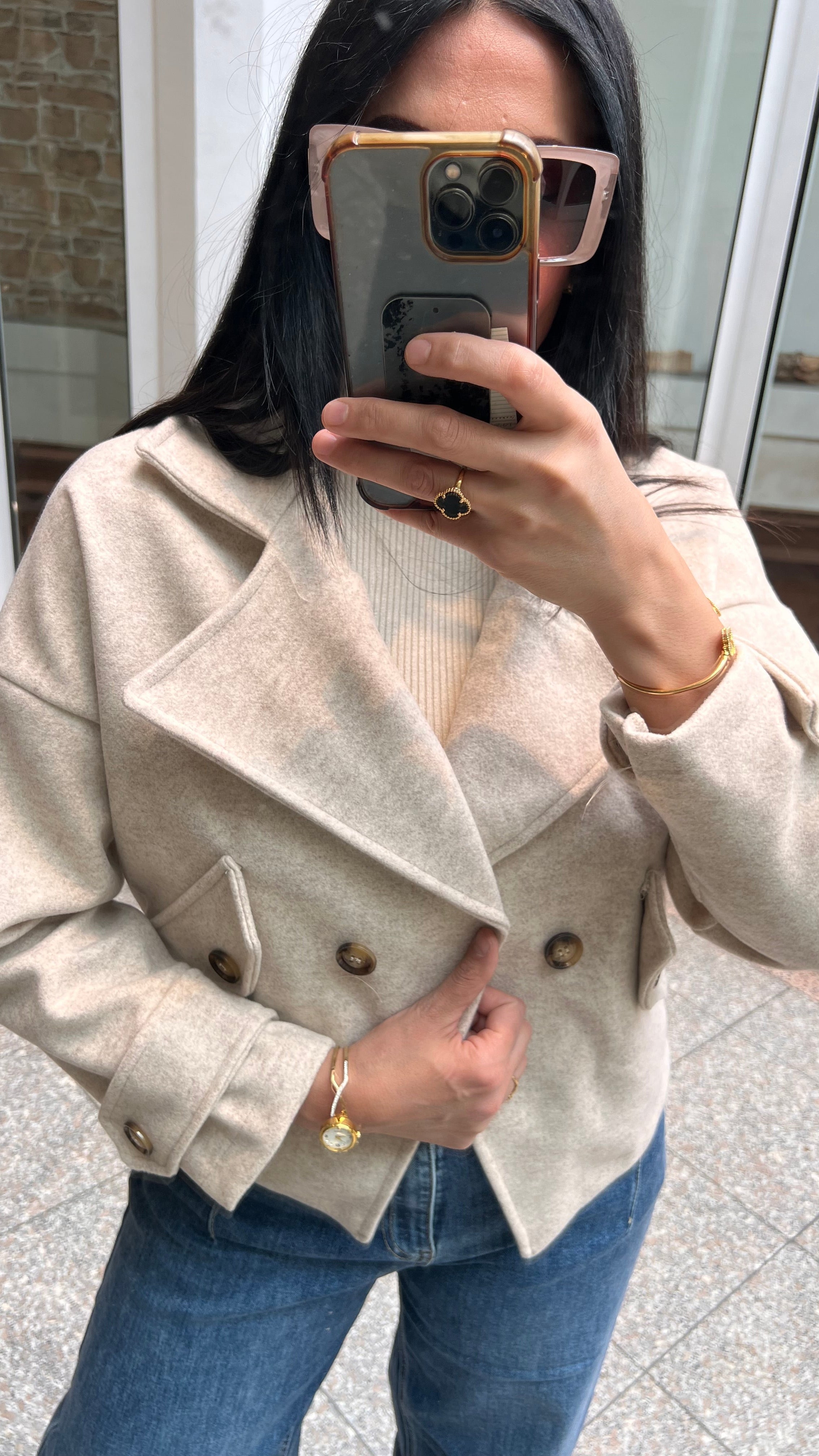 KURZE FILZ JACKE