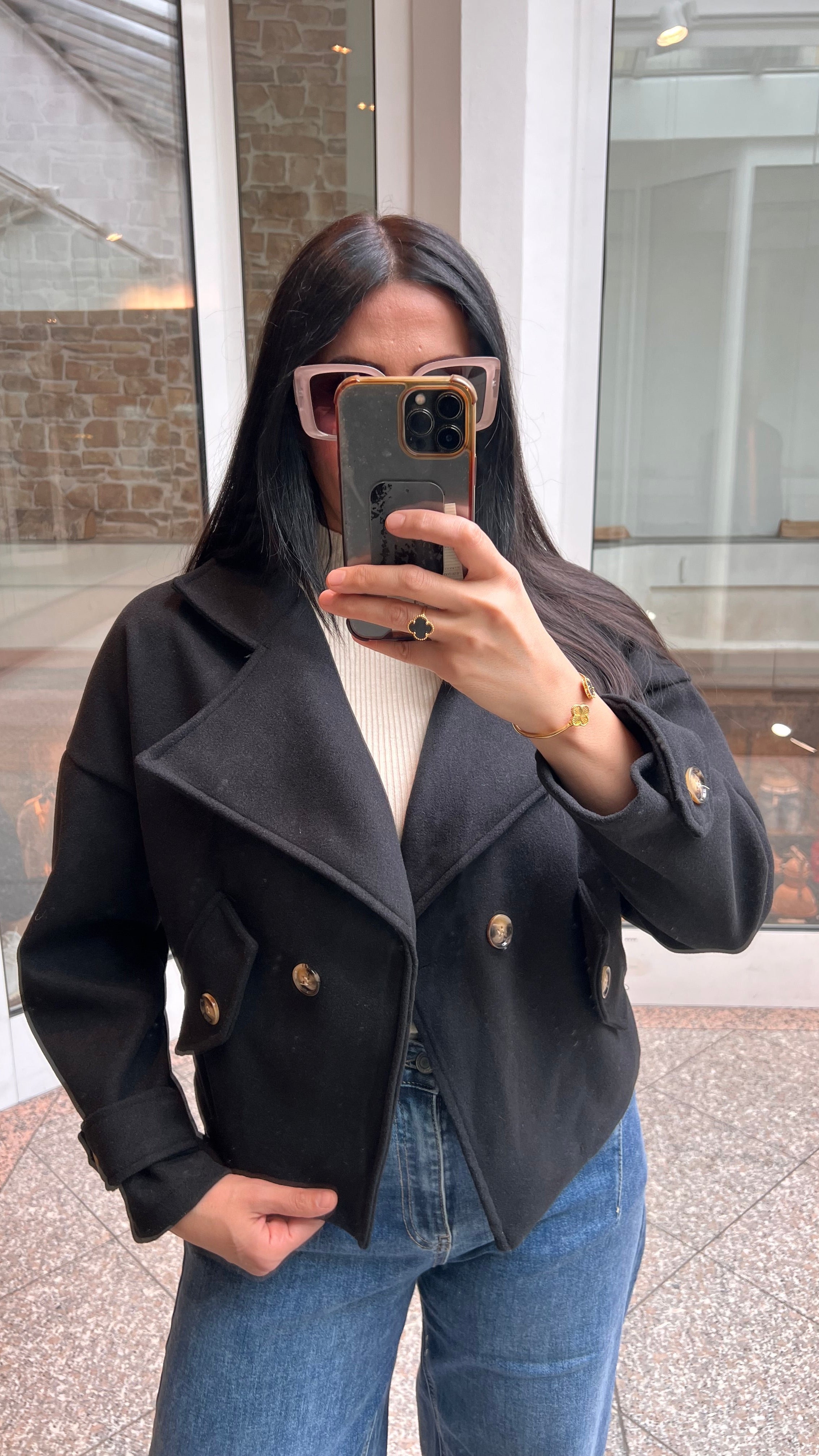 KURZE FILZ JACKE