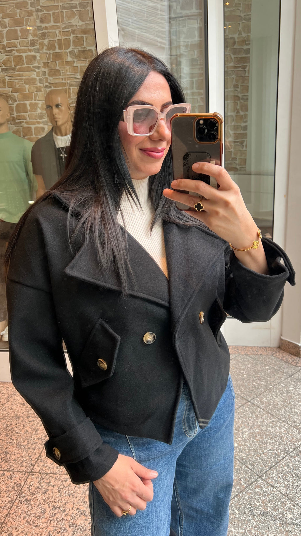KURZE FILZ JACKE