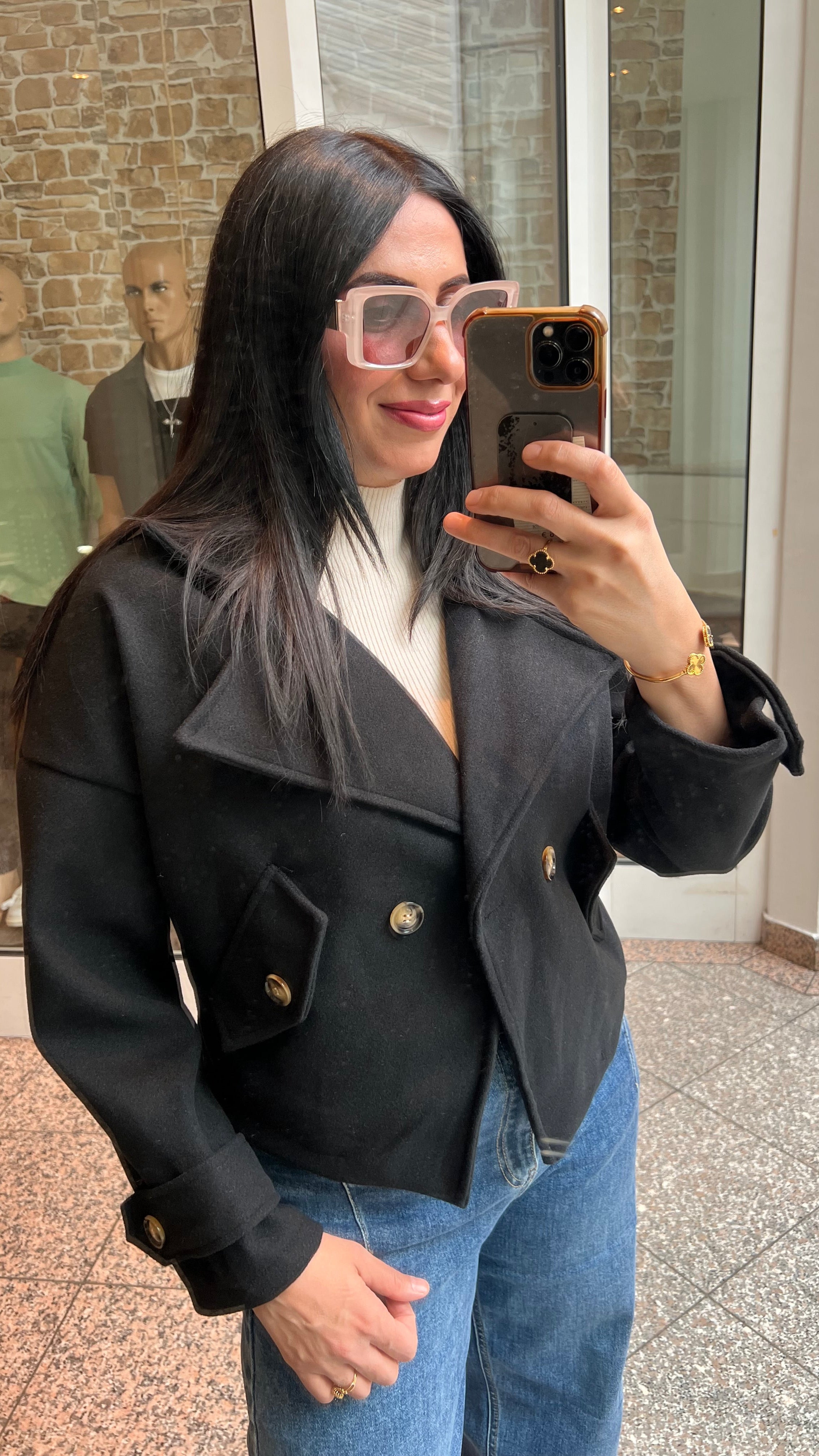 KURZE FILZ JACKE