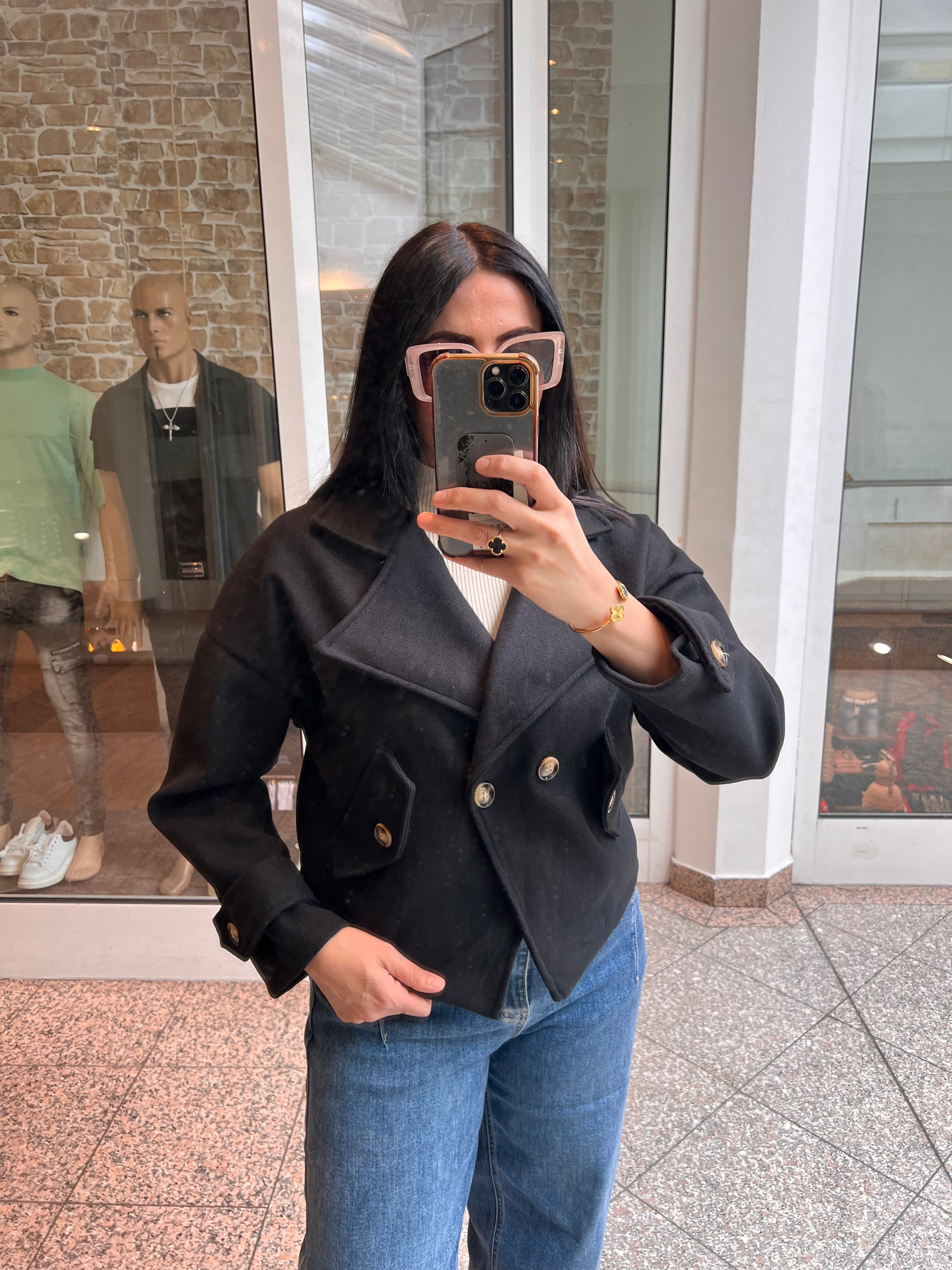 KURZE FILZ JACKE