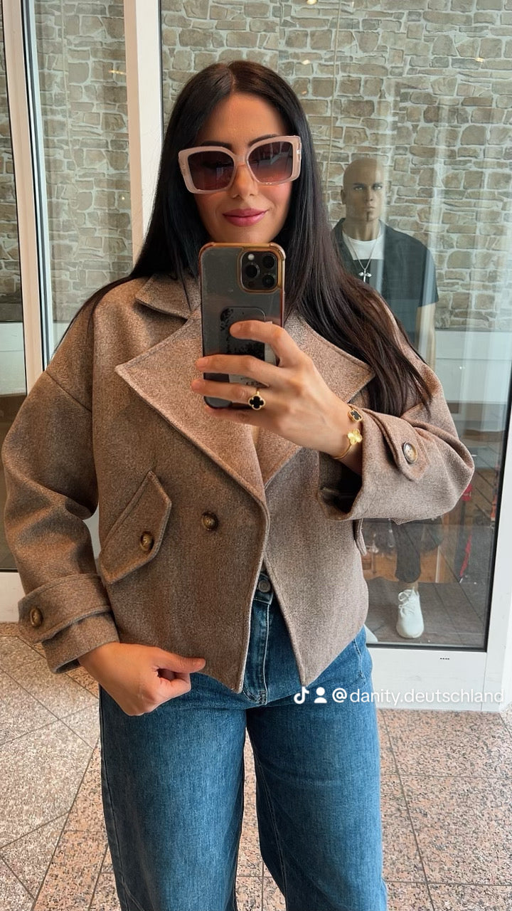 KURZE FILZ JACKE