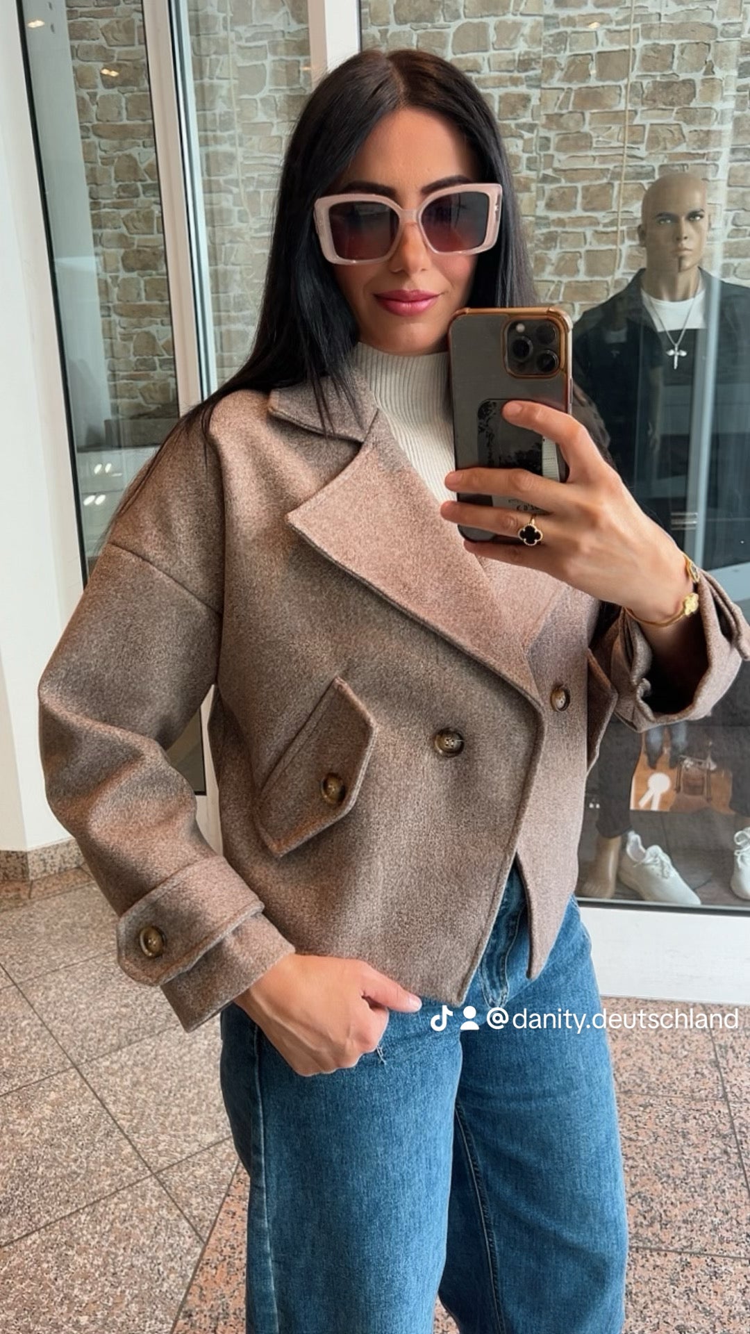 KURZE FILZ JACKE