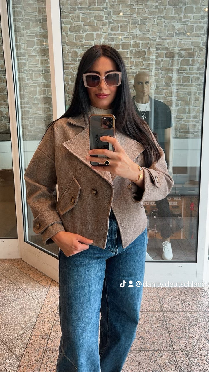 KURZE FILZ JACKE
