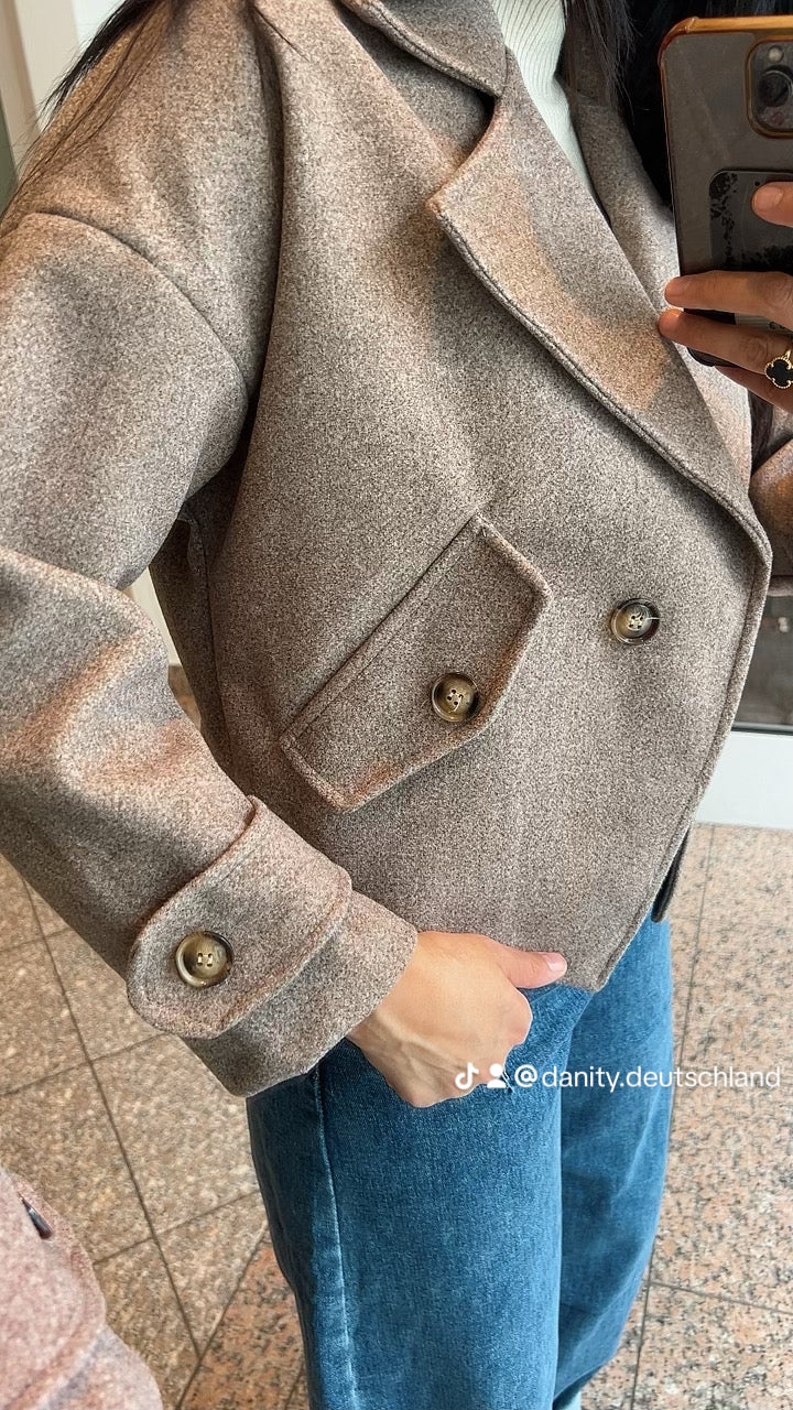 KURZE FILZ JACKE