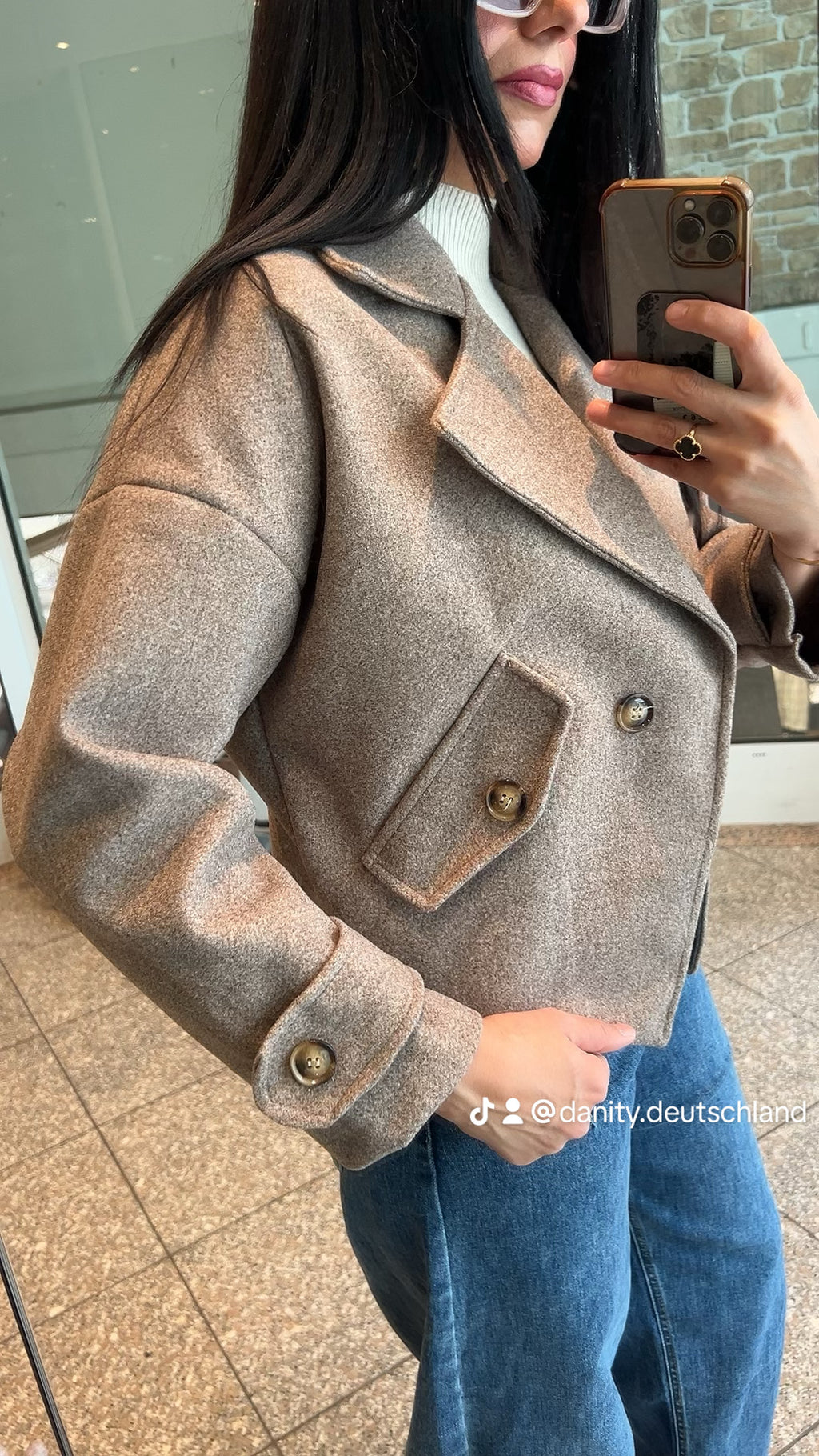 KURZE FILZ JACKE