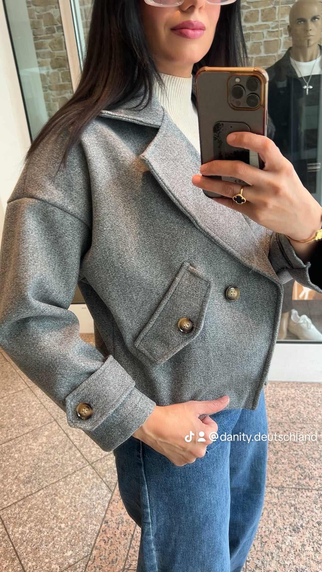 KURZE FILZ JACKE