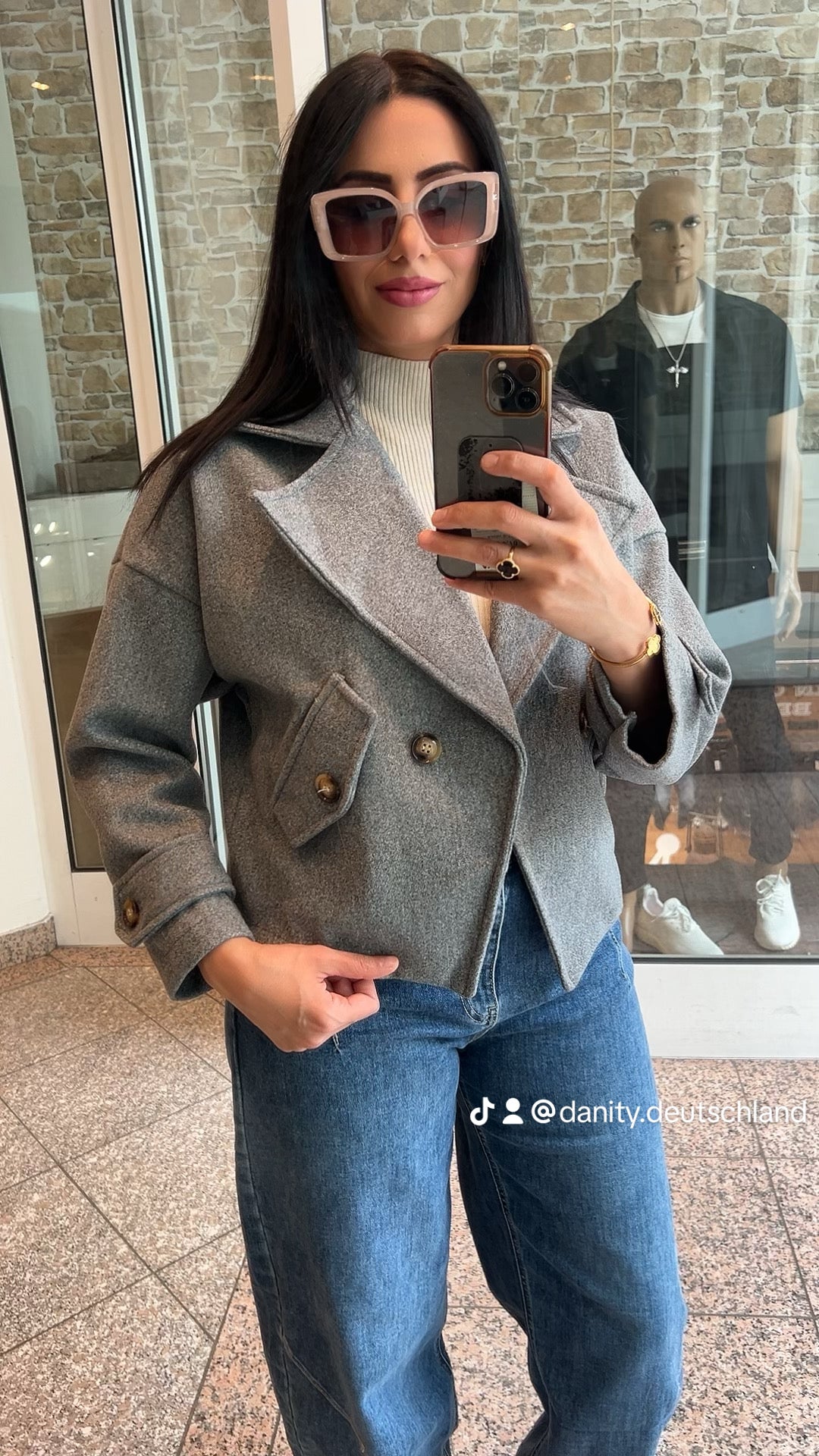 KURZE FILZ JACKE
