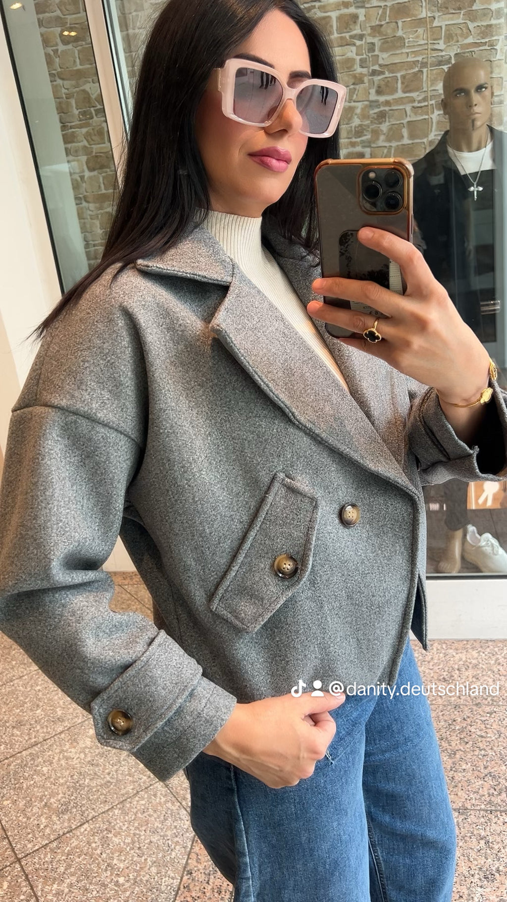 KURZE FILZ JACKE