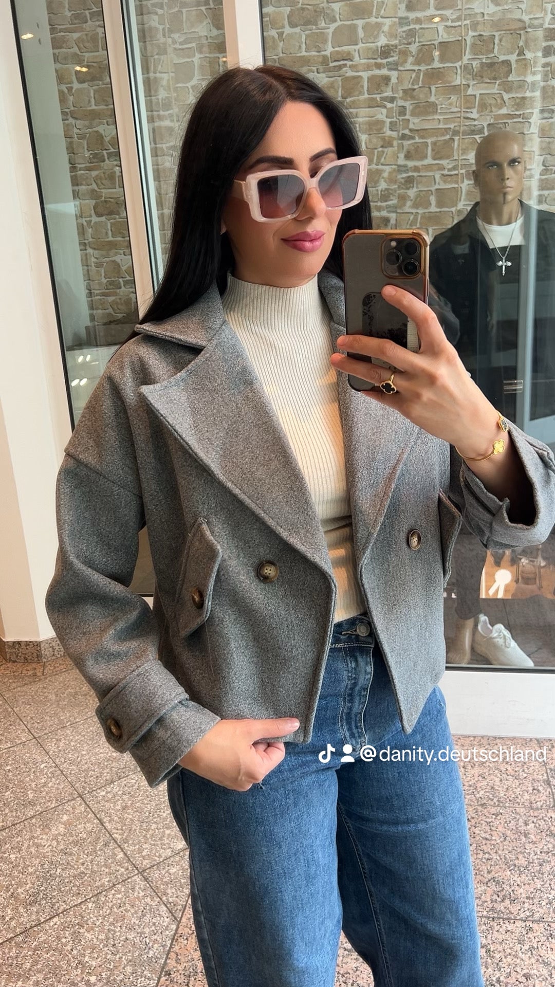 KURZE FILZ JACKE