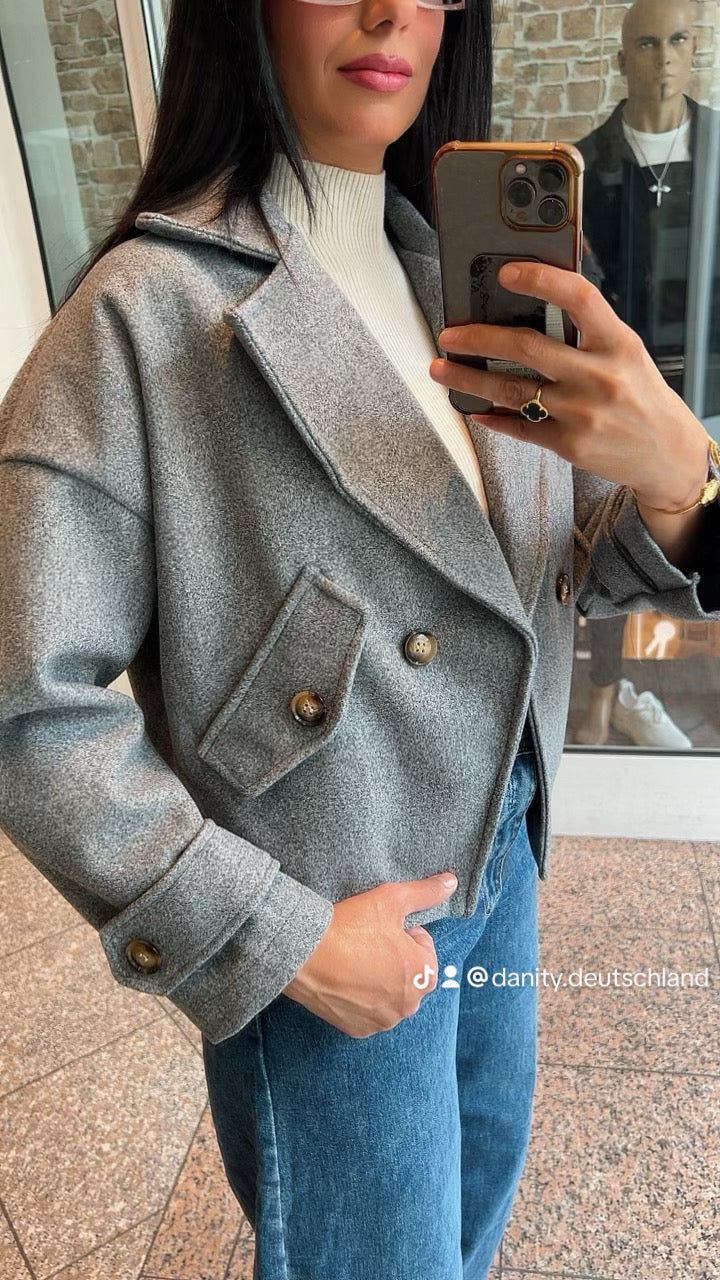 KURZE FILZ JACKE