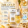 NATURALANCE 24K Gold Anti-Aging Serum – Collagen + Hyaluron