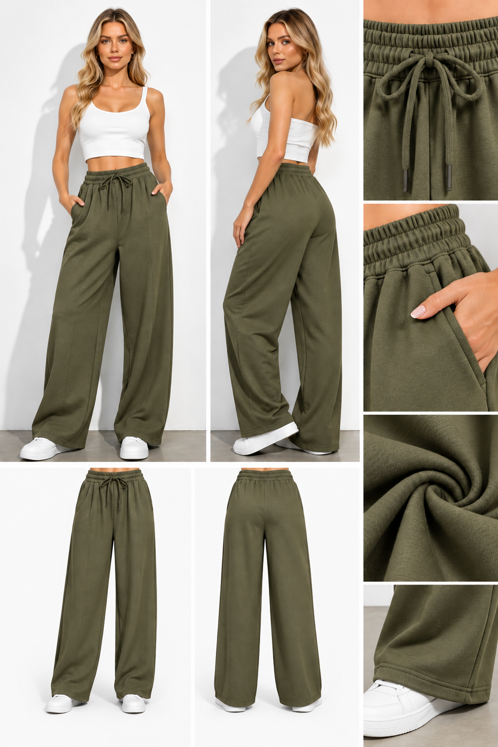 Wide-Leg Jogger Hose Nalia