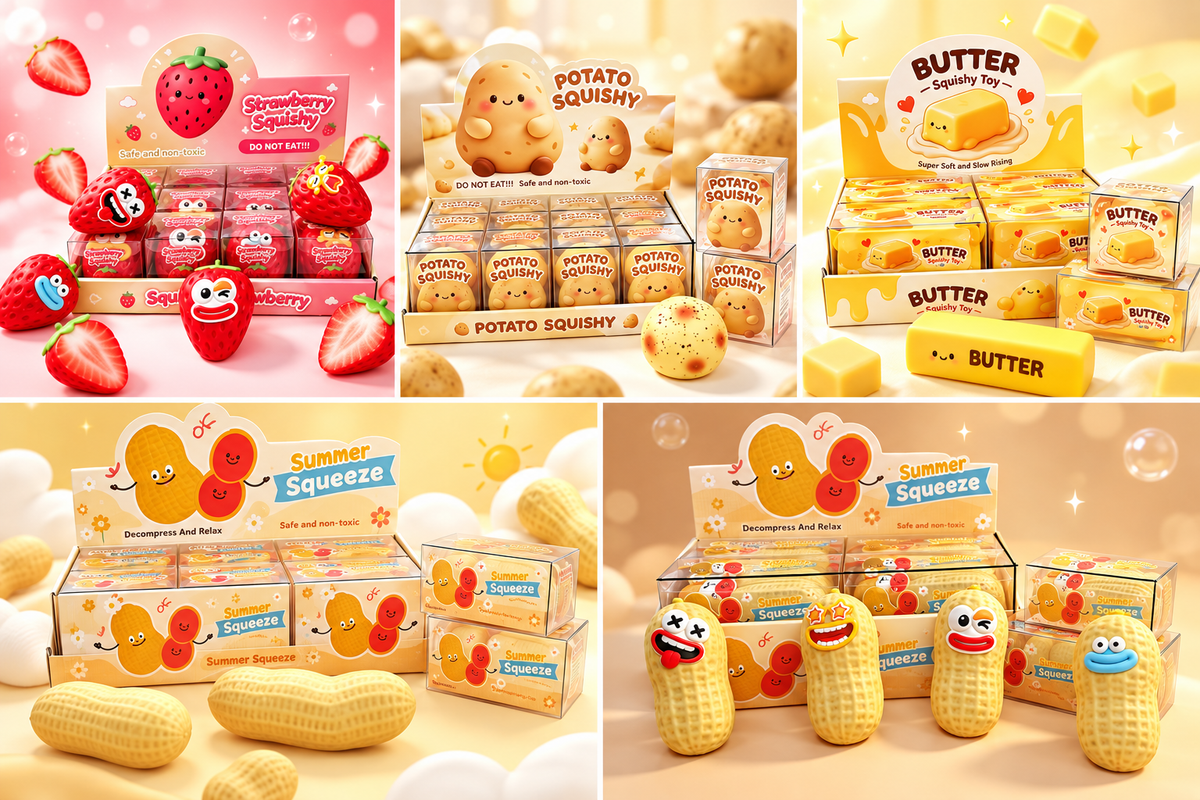 Crunchy Squeeze L – Knackiges Squishy-Spielzeug