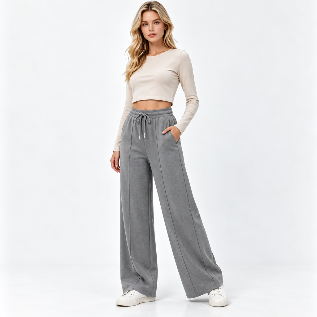 Wide-Leg Jogginghose Damen – Weich & Komfortabel