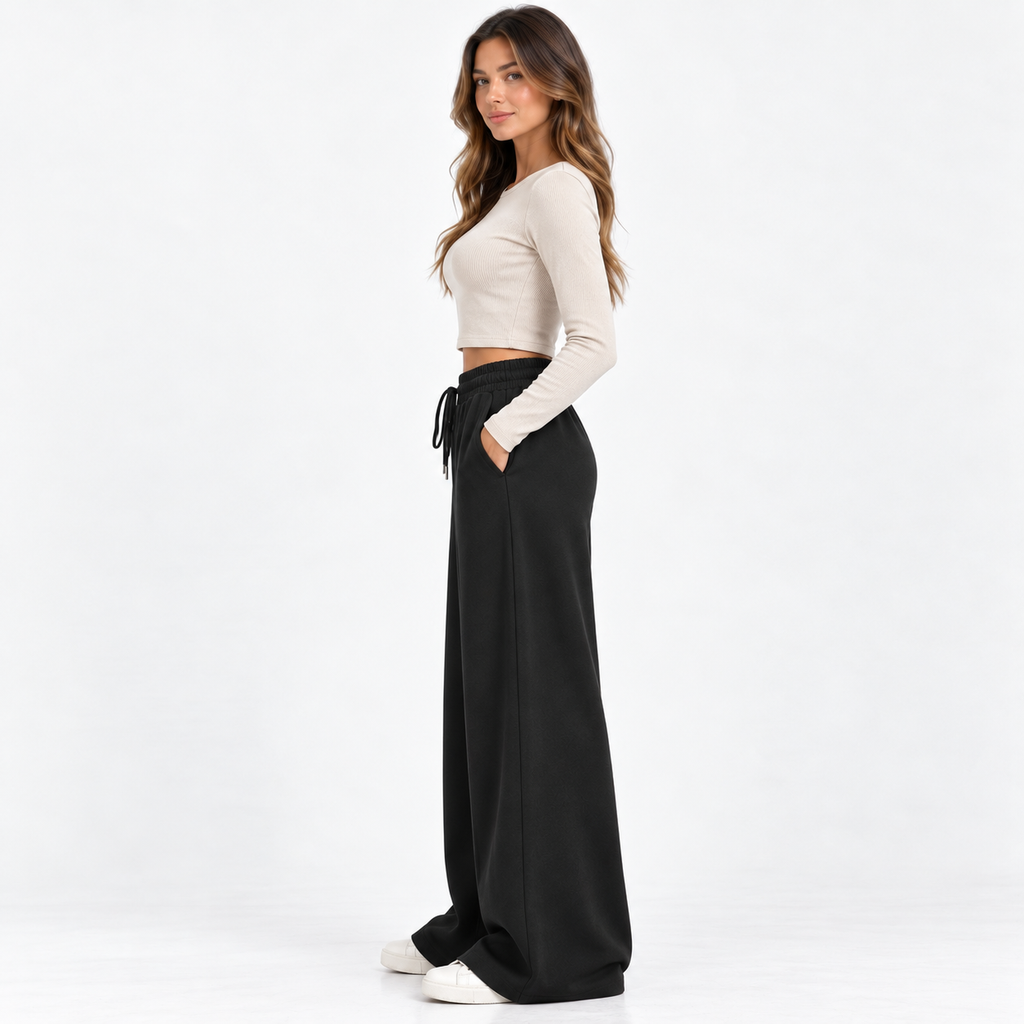 Wide-Leg Jogginghose Damen – Weich & Komfortabel