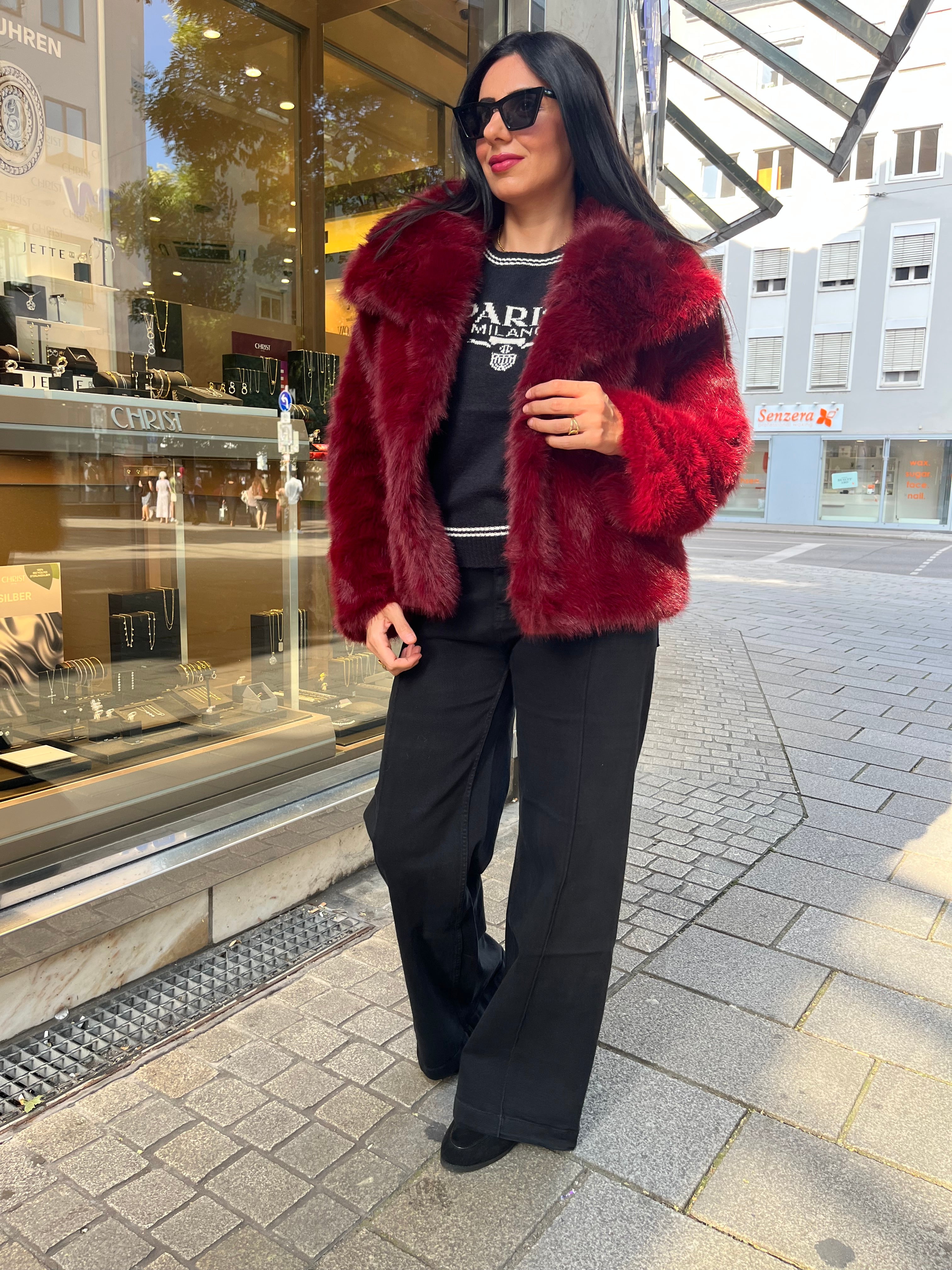 LUXURY FAUX FUR JACKET