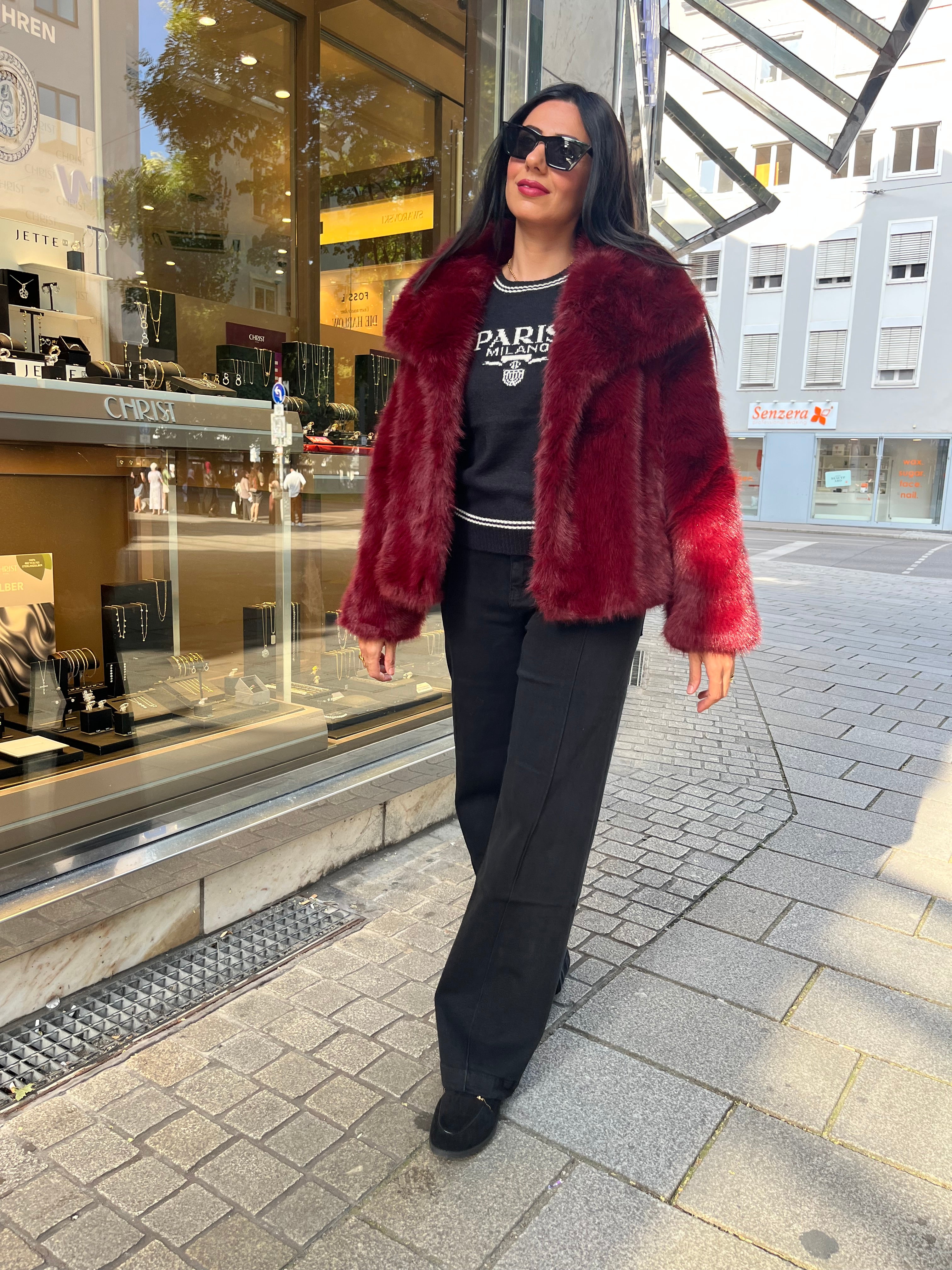 LUXURY FAUX FUR JACKET