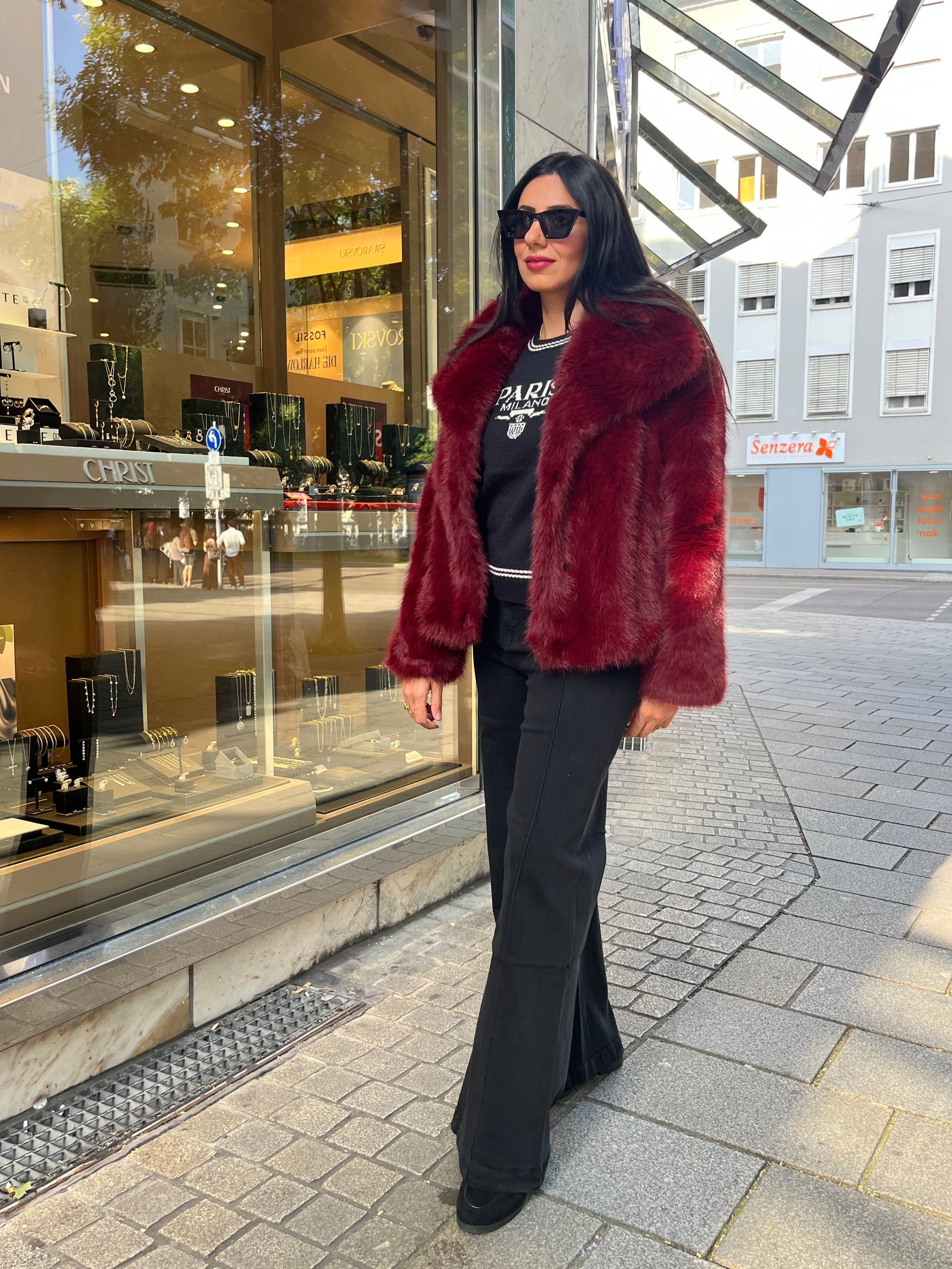 LUXURY FAUX FUR JACKET