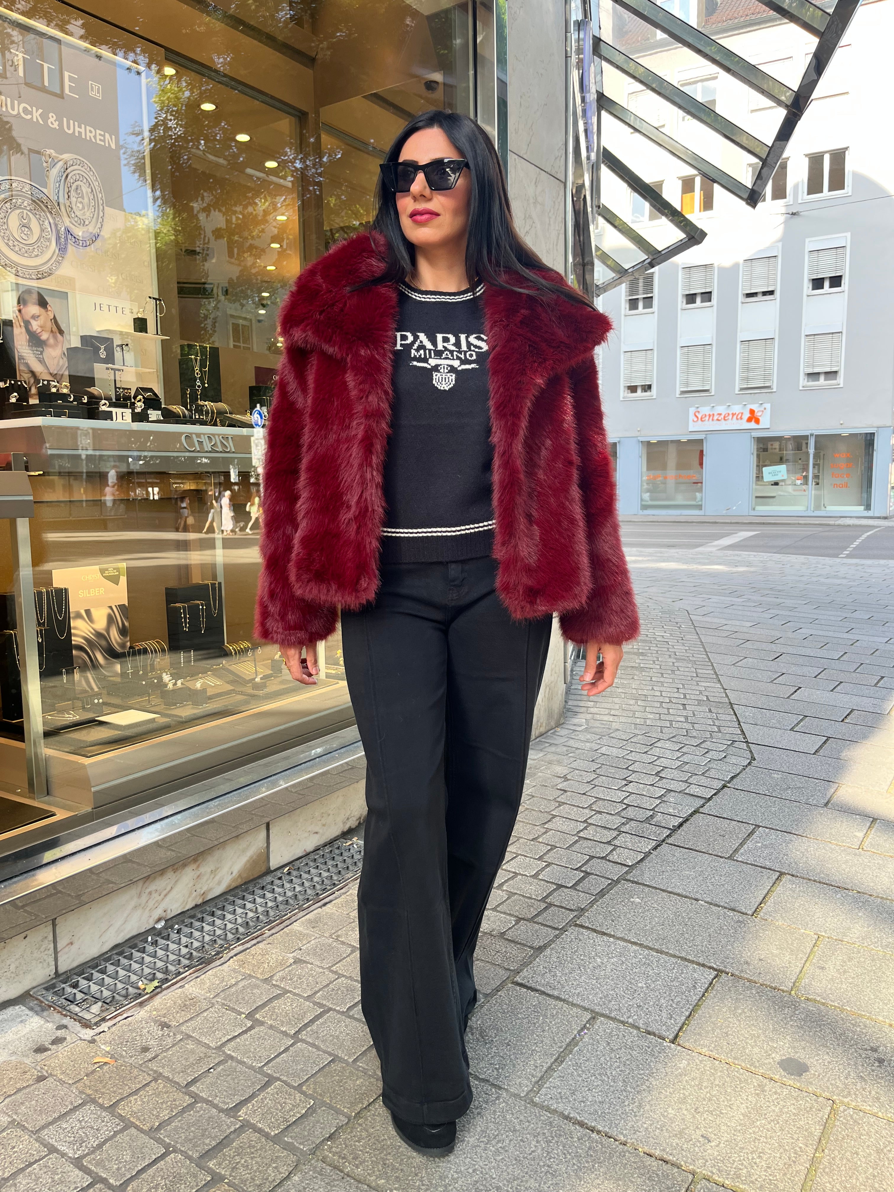 LUXURY FAUX FUR JACKET