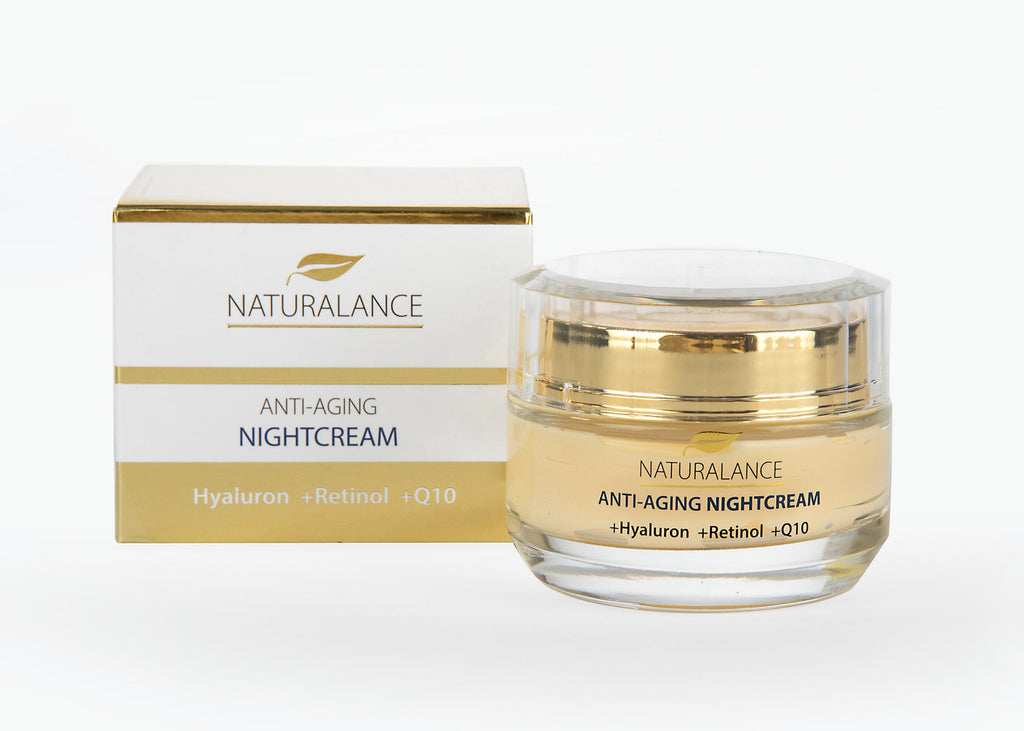 NATURALANCE Anti-Aging Nightcream – Hyaluron + Retinol + Q10