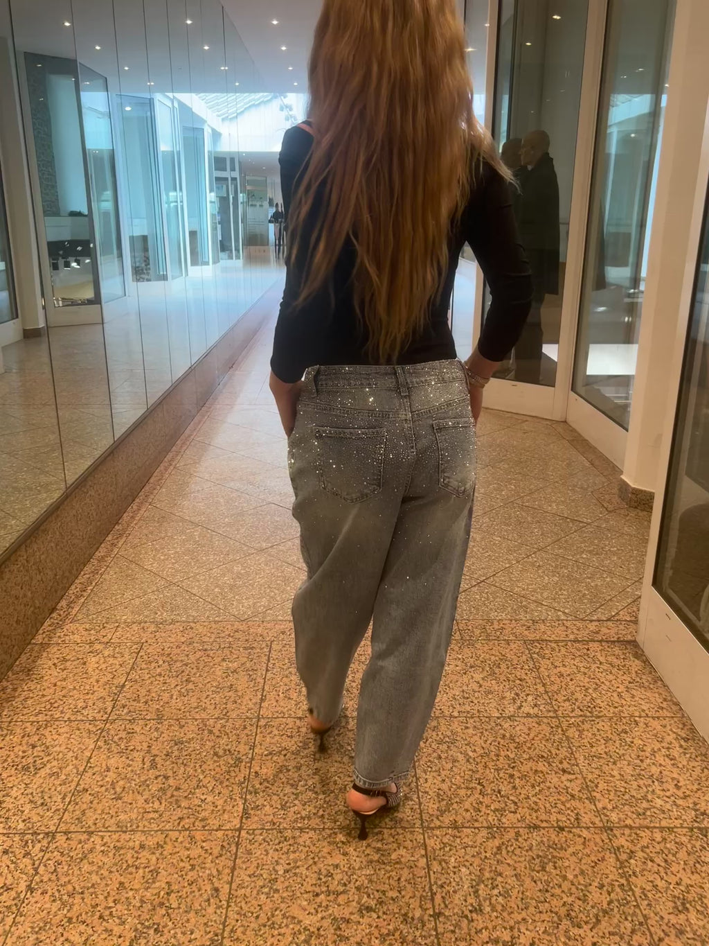 GLITZER JEANS JULIA