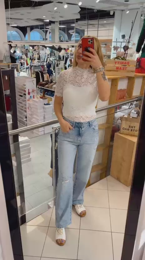 GLITZER JEANS MILANIA