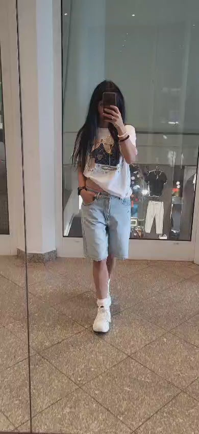 Baggy Short in Jeans