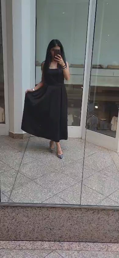 Italienisches Midi Kleid Sybill